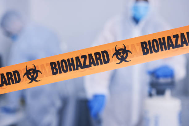 Professional Biohazard Cleanup technician working in Knoxville, TN